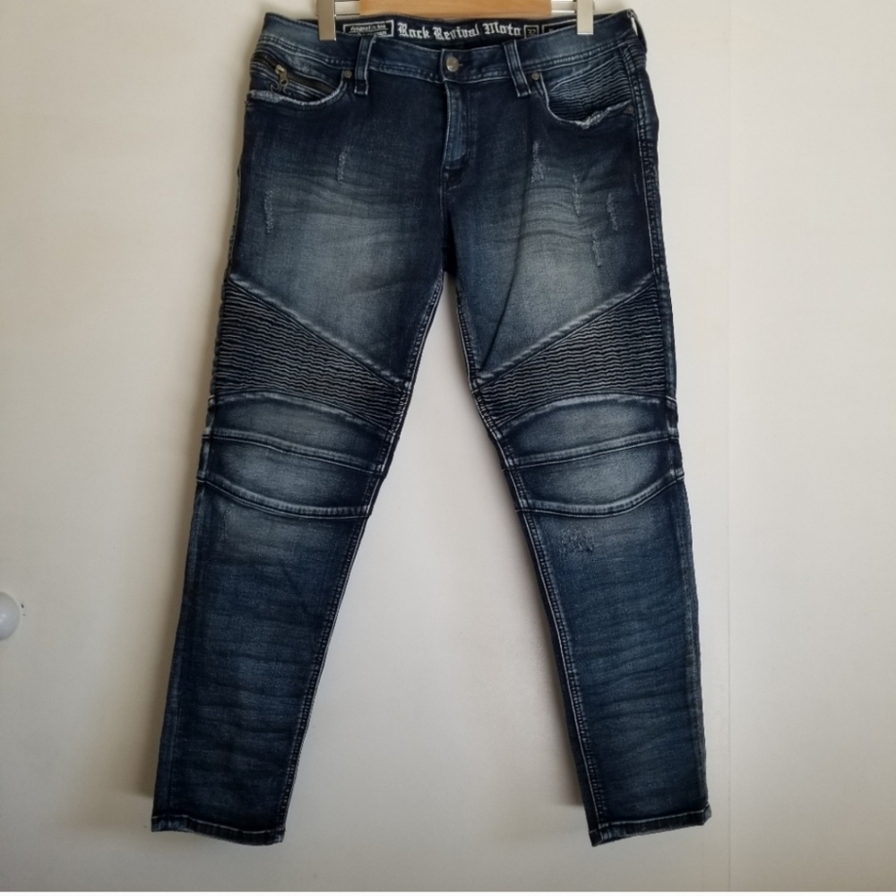 Rock Revival Moto Nelrose Jean 32